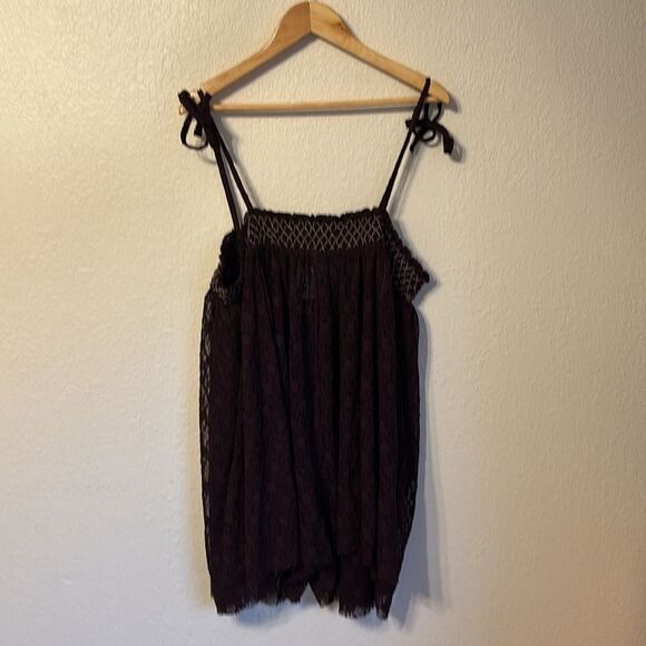 Free People Rule The World Lace Romper Large - Picture 6 of 6